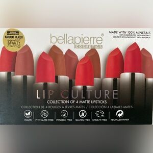 Lip Culture SET OF 4 Matte Lipsticks - New in Box
